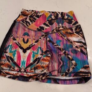 Colorful Geometric Patterned Skirt